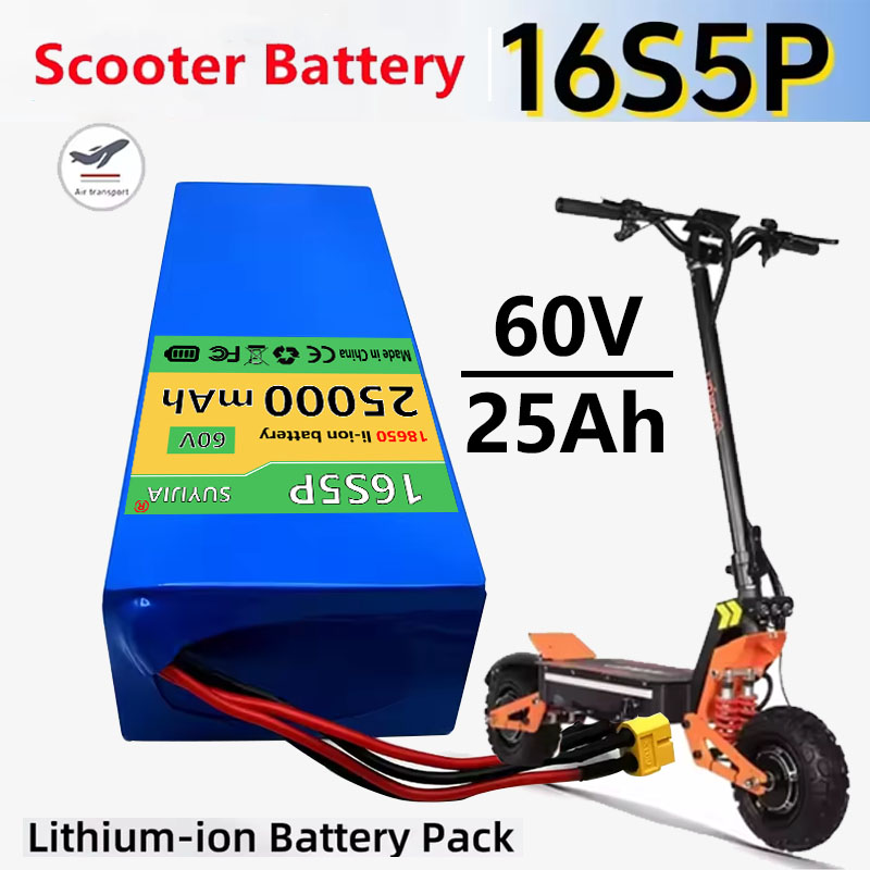 60V 30Ah Electric Scooter Battery - Şarj Edilebilir Lityum İyon Pil 60V