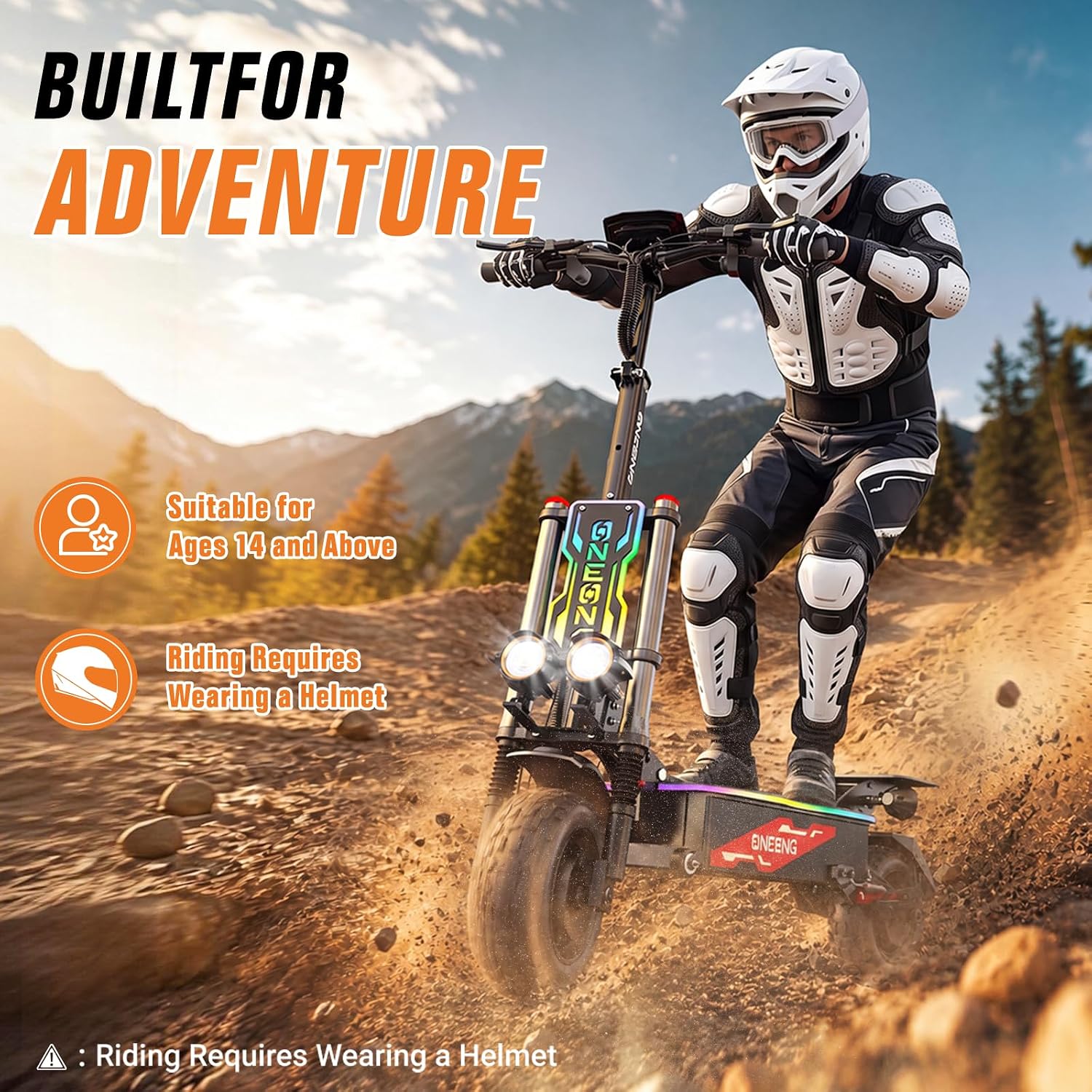 ONEONA GT8 Katlanabilir, Arazi - 60V 5600W Dual Motor Electric Scooter incelemesi ve fiyatı