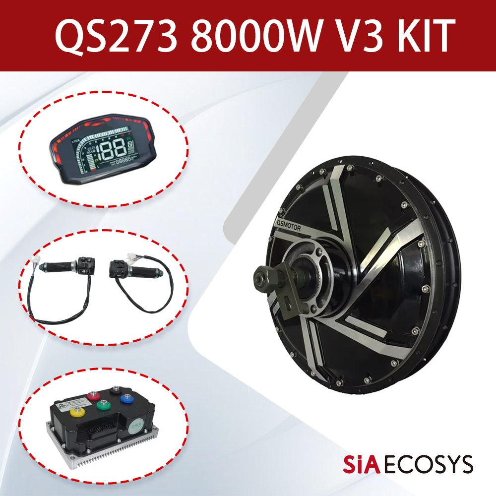 QSMOTOR QS273 V3 8000W 72V Hub - Qs273 Hub Motor 8000W 72V incelemesi ve fiyatı