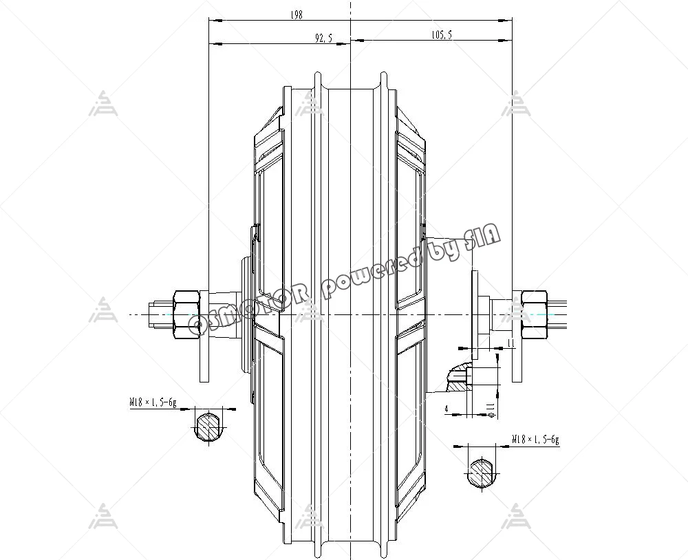 QSMOTOR QS273 V3 8000W 72V Hub - Qs273 Hub Motor 8000W 72V incelemesi ve fiyatı