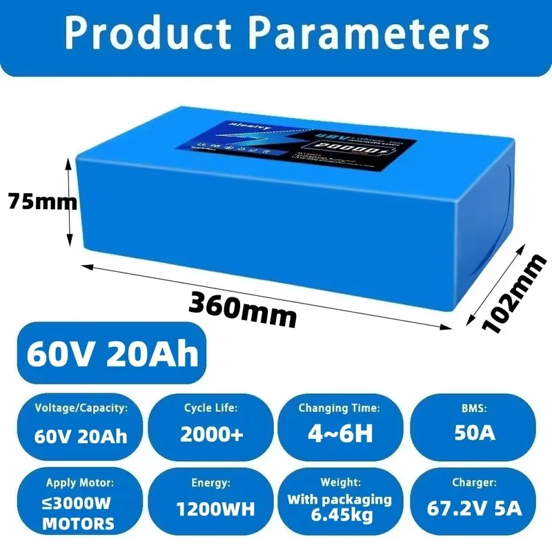 Elektrikli motosiklet, scooter - 60V 30Ah Electric Scooter Battery incelemesi ve fiyatı