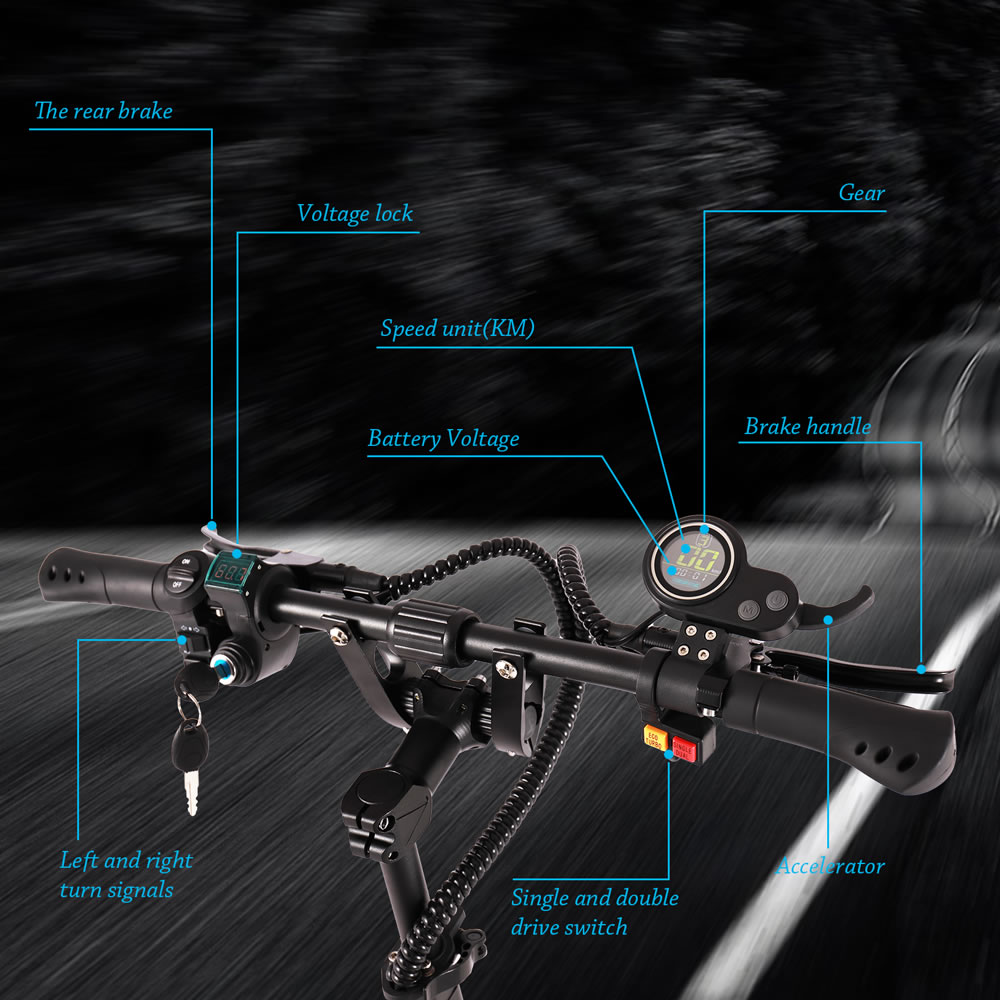 Yetişkinler için Elektrikli Sc - 60V 5600W Dual Motor Electric Scooter incelemesi ve fiyatı